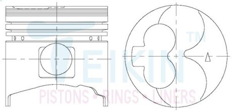 Поршень TEIKIN 43264STD