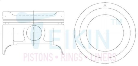 Поршни комплект TEIKIN 45131-050