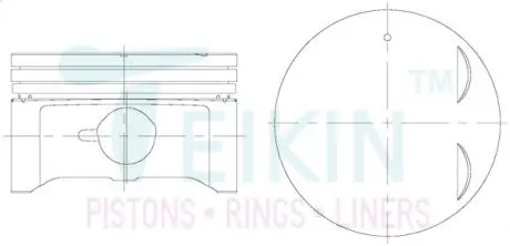 Поршни (комплект) TEIKIN 45152050