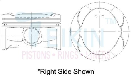 Поршни комплект TEIKIN 46386.STD