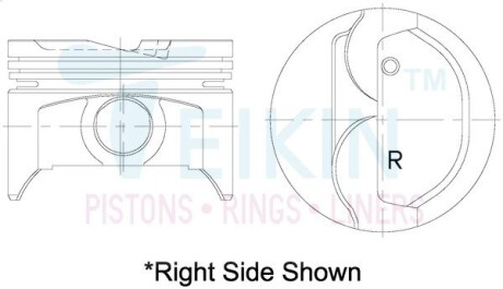 Поршни комплект TEIKIN 46606050