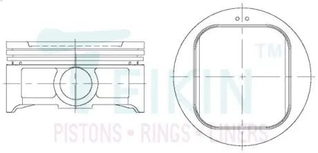 Поршни (комплект) TEIKIN 55103050