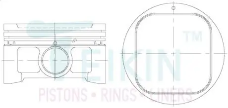 Поршни комплект TEIKIN 55655-050