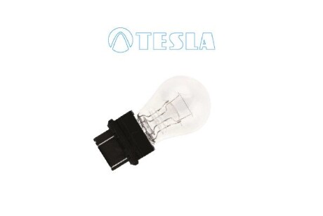 Лампа накала 12VP27/7W 12V, W2,5x16q (кратно 10) TESLA B77301