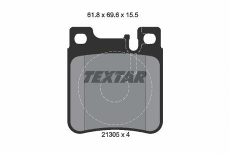 Тормозные колодки TEXTAR 2130501 (фото 1)