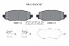 Тормозные колодки задние Jeep Wrangler 17- (TRW) TEXTAR 2383101 (фото 1)