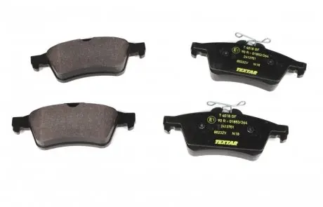 Тормозные колодки дисковые TEXTAR 2413701