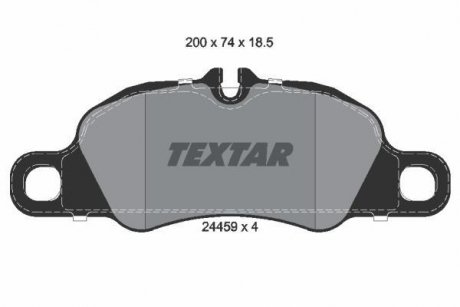 Колодки гальмівні дискові TEXTAR 2445901 (фото 1)
