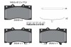 Тормозные колодки передние Nissan Patrol 10- (Akebono) TEXTAR 2524001 (фото 1)