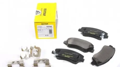 Тормозные колодки дисковые TEXTAR 2534801