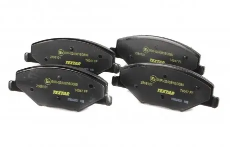 Тормозные колодки передние TEXTAR 2568101