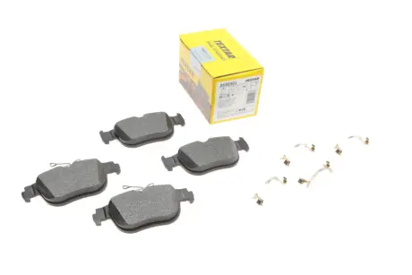 Тормозные колодки задние Audi A3/VW Golf 12-/Touran/Passat B8 14-/Skoda Karoq 17-/Octavia 20- Q+ TEXTAR 2630301