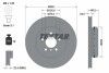 Диск тормозной (задний) BMW 3 (F30/F80/F34)/4 (F36/F33/F83) 11- (345x24) PRO+ TEXTAR 92265625 (фото 1)