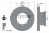 Задний тормозной диск MB Atego 2/3 98- (377x45) TEXTAR 93101500 (фото 2)