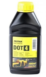 Тормозная жидкость DOT 4 (0.5л) TEXTAR 95002400