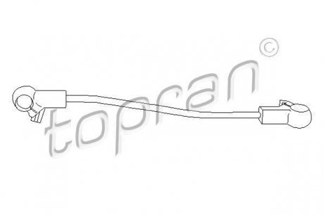 Шток вилки перемикання передач Topran 102846 (фото 1)