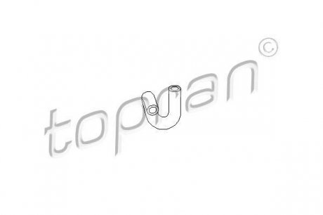 Шланг радіатора (система охолодження) Topran 107304 (фото 1)