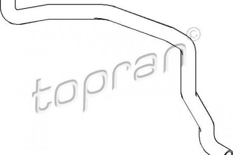 Шланг радіатора (система охолодження) Topran 109193 (фото 1)