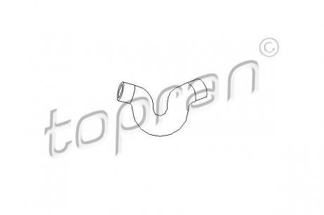 Шланг радіатора (система охолодження) Topran 205711