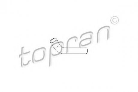 Шланг радіатора Topran 100218