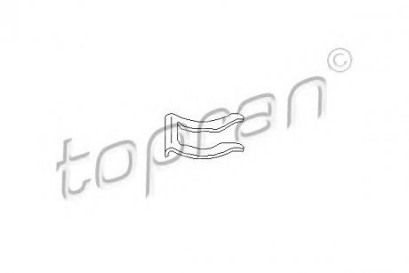Кронштейн, гальмівний шланг Topran 108716 (фото 1)