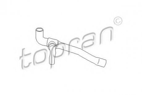 Шланг радіатора (система охолодження) Topran 109009