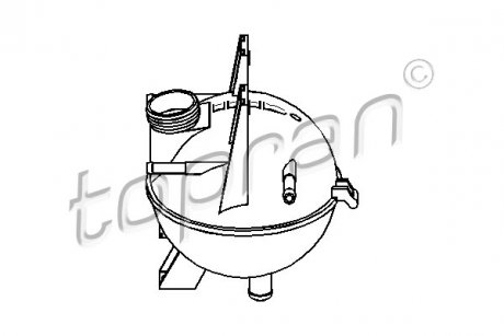 Розширювальний бак охолодження Topran 302 782