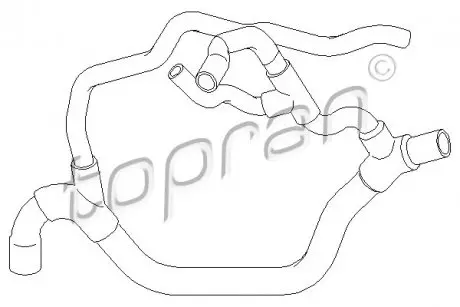 Патрубок Topran 700 509