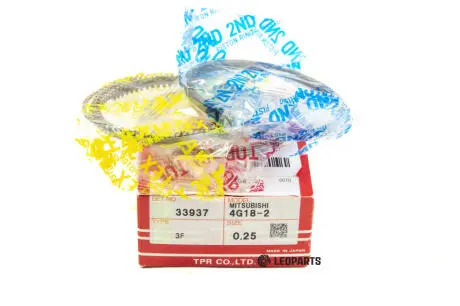 Поршневые кольца Lancer IX 1.6 4G18 — 0.25 mm (к-кт на двигатель) TPR 33937025