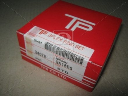 Кольца поршневые std (комплект на двигатель) TPR 34079-STD (фото 1)