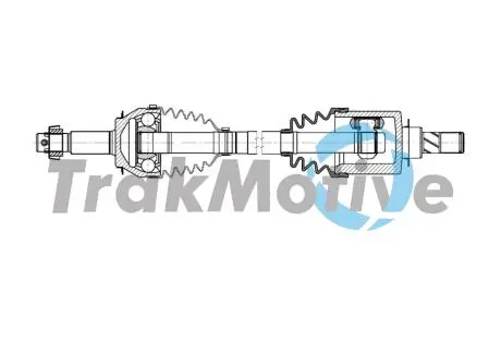RENAULT Напіввісь передн. лів. KADJAR (HA, HL) 1.2 TCe 130 15- TrakMotive 30-2052