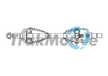 CITROEN Напіввісь передн. лів. C4 PICASSO II 1.6 BlueHDi 120 14-, PEUGEOT 3008 TrakMotive 30-2055