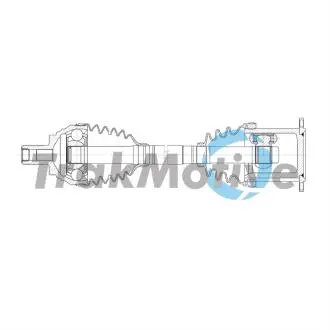 AUDI Напіввісь передн. прав. A3 (8V1, 8VK) 1.0 TFSI 16-17, SEAT LEON ST (5F8) 1.0 TSI 15-20, SKODA OCTAVIA III 1.0 TSI 16-20, VW CADDY IV 1.0 TSI 15-20 TrakMotive 30-2107