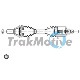 RENAULT піввісь задн.Duster 4X4 TrakMotive 30-2140