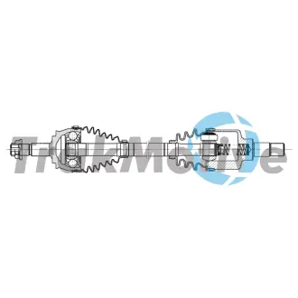 CITROEN піввісь ліва NEMO 1.4 08-, FIAT FIORINO 1.4 07-, QUBO 1.08-, PEUGEOT BIPPER 1.4 08- TrakMotive 30-2227