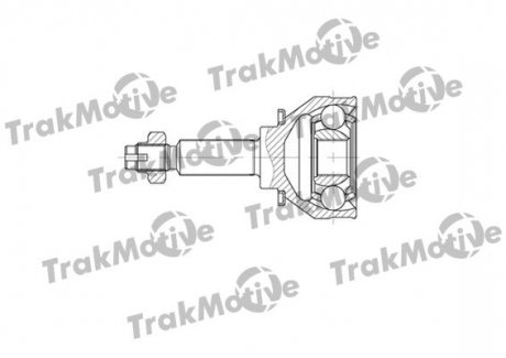 Шркш зовнішній к-кт 22/22 зуб. TAVRIA (1102) 1.1 89-07, TAVRIA (1102) 1.3 89-07 TrakMotive 40-0638 (фото 1)