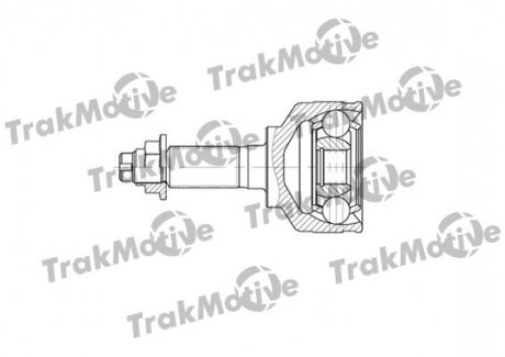 KIA Шрус внешний Sorento 2,5CRDi 06- (28 і 25 зуб.) TrakMotive 40-0733 (фото 1)
