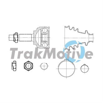 DACIA К-кт ШРКШ LOGAN II 1.5 dCi 13- TrakMotive 40-0939 (фото 1)