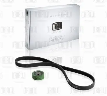 Ремкомплект привода генератора 2110 /2170 (гур + конд) (ремень + 1 ролик) Trialli GD 613