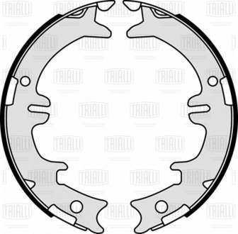 Колодки тормозные Lexus RX (03-) барабан. ст. торм. 190x45 (GF 1913) Trialli GF1913