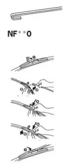 Neoform щітка склоочисника,безкаркасна (430мм) Trico NF430