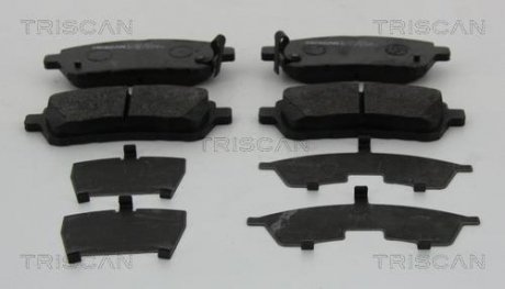 Комплект передних тормозных колодок TRISCAN 8110 10578 (фото 1)