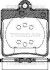 Комплект задних тормозных колодок TRISCAN 8110 23018 (фото 1)