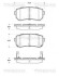 Комплект задних тормозных колодок TRISCAN 8110 43032 (фото 1)