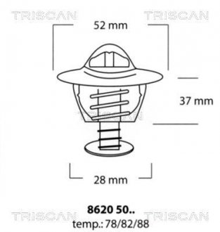 Термостат TRISCAN 8620 5078 (фото 1)