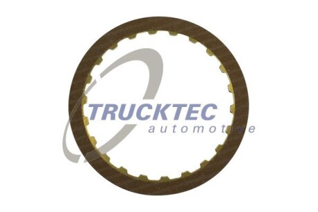 Диск зчеплення автоматичної коробки передач TRUCKTEC AUTOMOTIVE 0225043