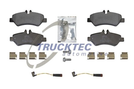 Колодки задние db318, (тип bosch) TRUCKTEC AUTOMOTIVE 02.35.195