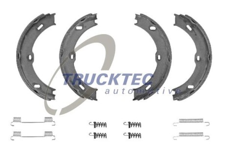 Колодки ручного тормоза, db209-318 (с пружинками) TRUCKTEC AUTOMOTIVE 02.35.205