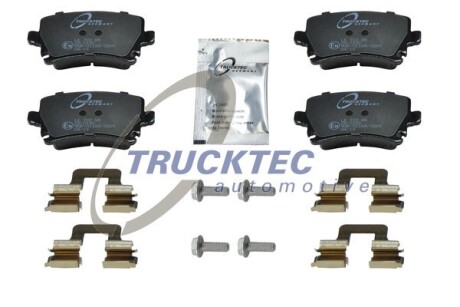 Колодки задние, (тип TRW) 04- (L=105mm) TRUCKTEC AUTOMOTIVE 07.35.138