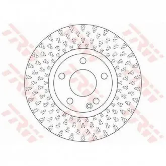 Диск тормозной mercedes a(w176)/ b(w246) "f d=295mm "12>> TRW DF6501